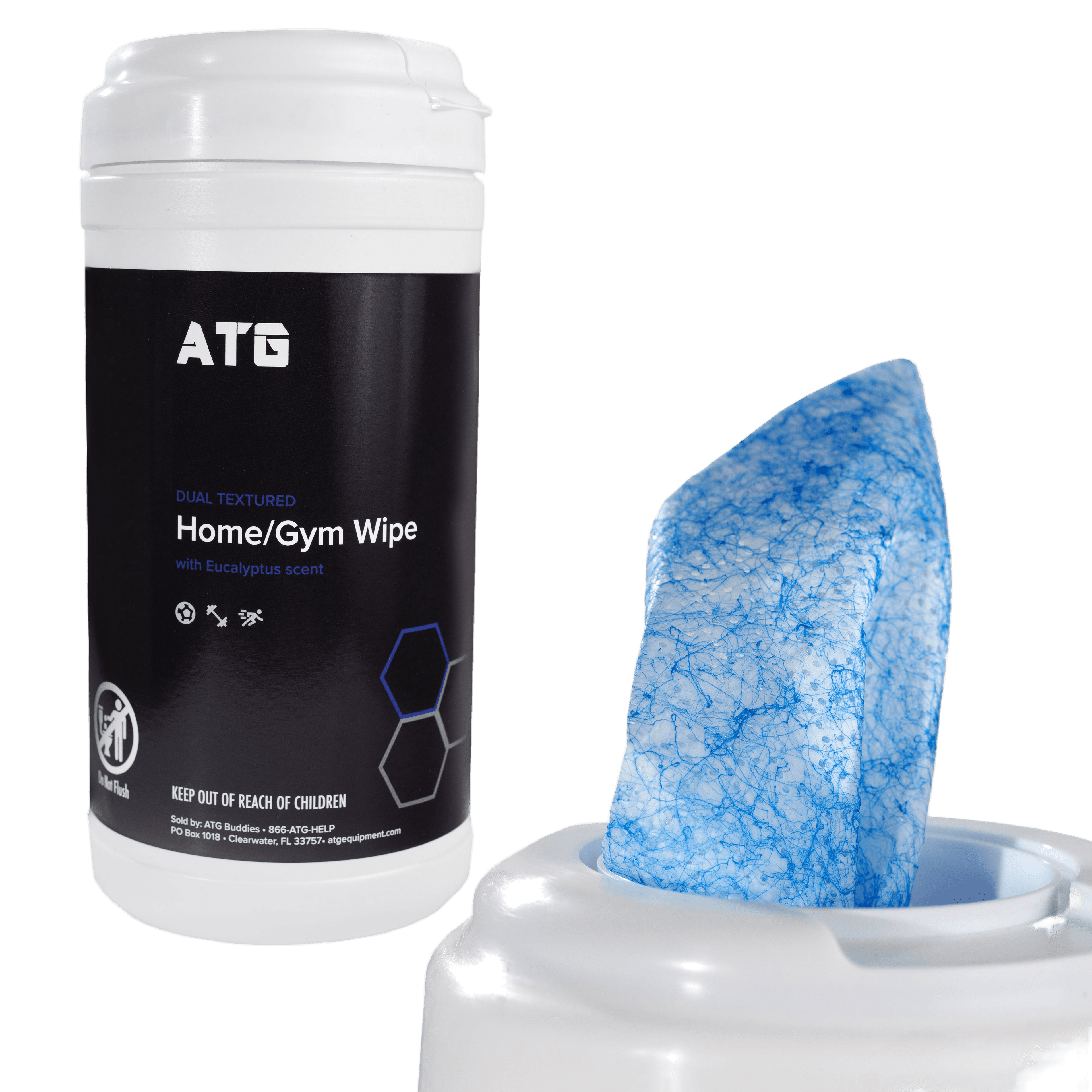 ATG USA Home/Gym Wipes - Dual Textured 1