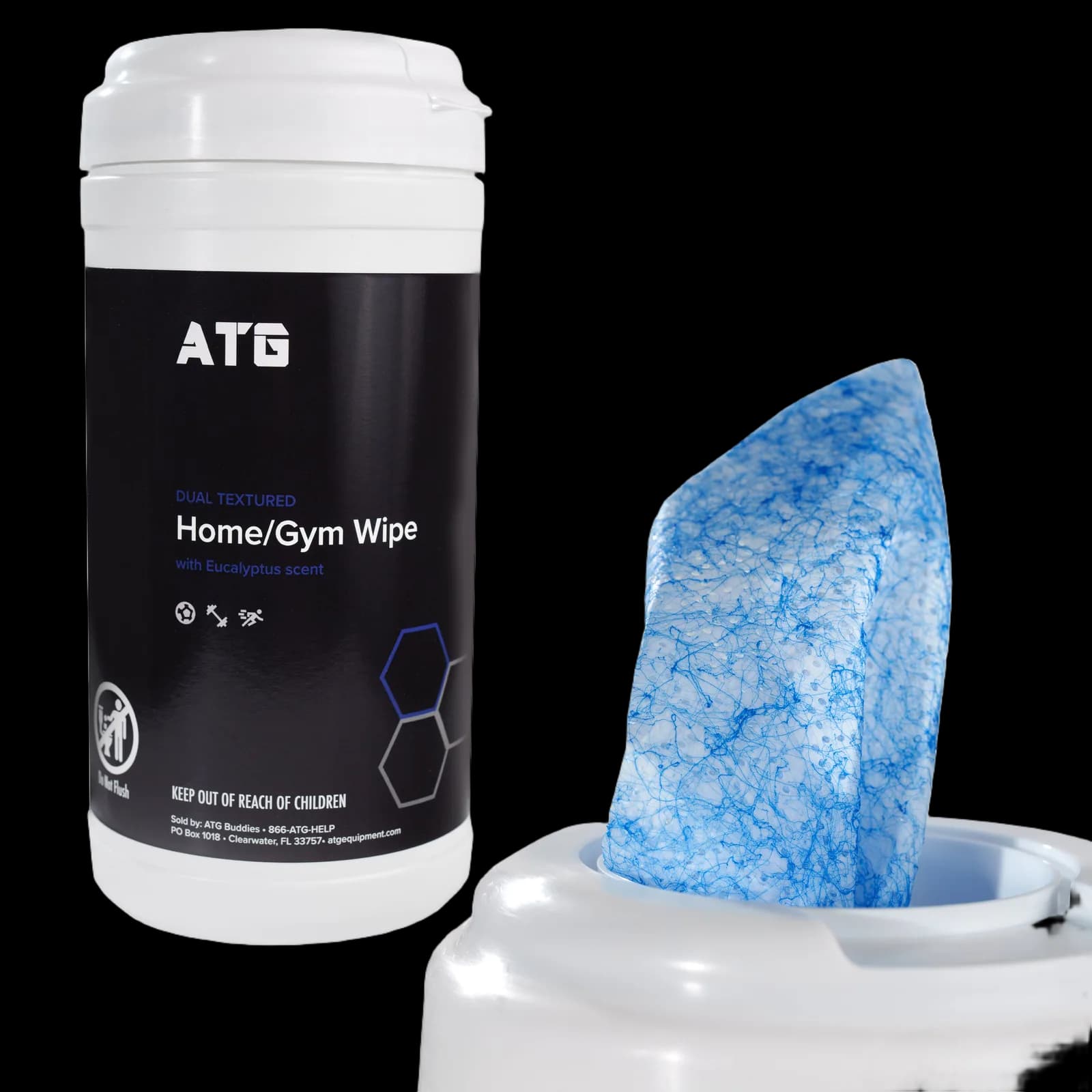 ATG USA Home/Gym Wipes - Dual Textured 1