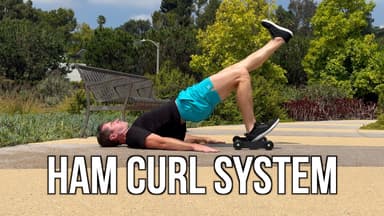 Hamstring Curl / Nordic System With or Without Equipment & From Low to High Levels