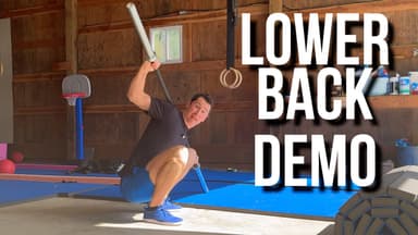 Lower Back Pain/Injury Demo & Solutions