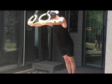 0G Upper & Mobility Step 4: 25 Long-Range Tricep Extensions with Rings