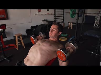 Full-Range Incline Dumbbell Chest Press