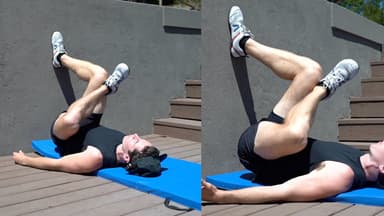 KNEE ABILITY ZERO MOBILITY & UPPER BODY Step 3: Outer Glute Stretch