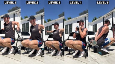 The 5 Levels of VMO Squat