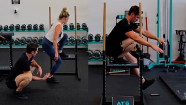 Single Leg ATG Squat Progression