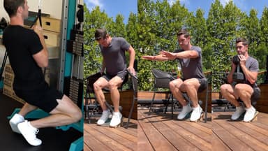 Cable, Band or Chair Squat Regression System!