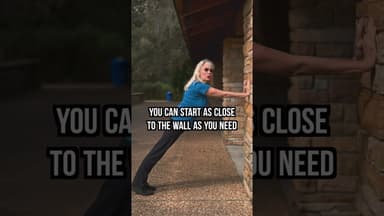 Wall Calf Raise -Social- Older & Active Series