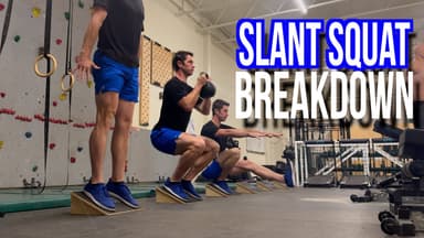 Bodyweight & Weighted Slant Squat Progressions Plus Help With a Well-Rounded Leg Routine