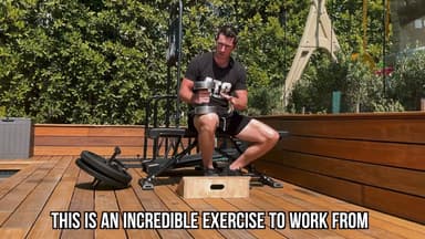 Ankle Protocol 5/6: Seated Slant Calf Raise