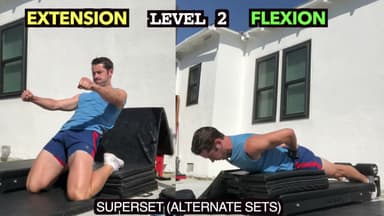 App Video For Human Knee Flexion And Extension aka Reverse Nordic and Nordic