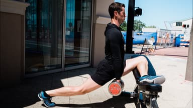 Incline Pigeon Pose for The ATG Program