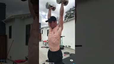 Athletic Muscle Shoulder Press
