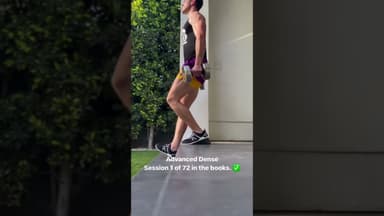 Advanced Dense Session 1 of 72 in the books ✅