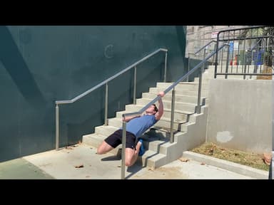 Upper-Supported Full-Range KOT Squat aka Sissy Squat