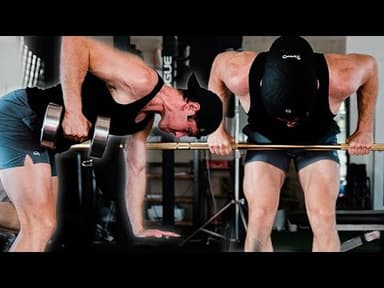 ATG-style Row with Dumbbell or Barbell